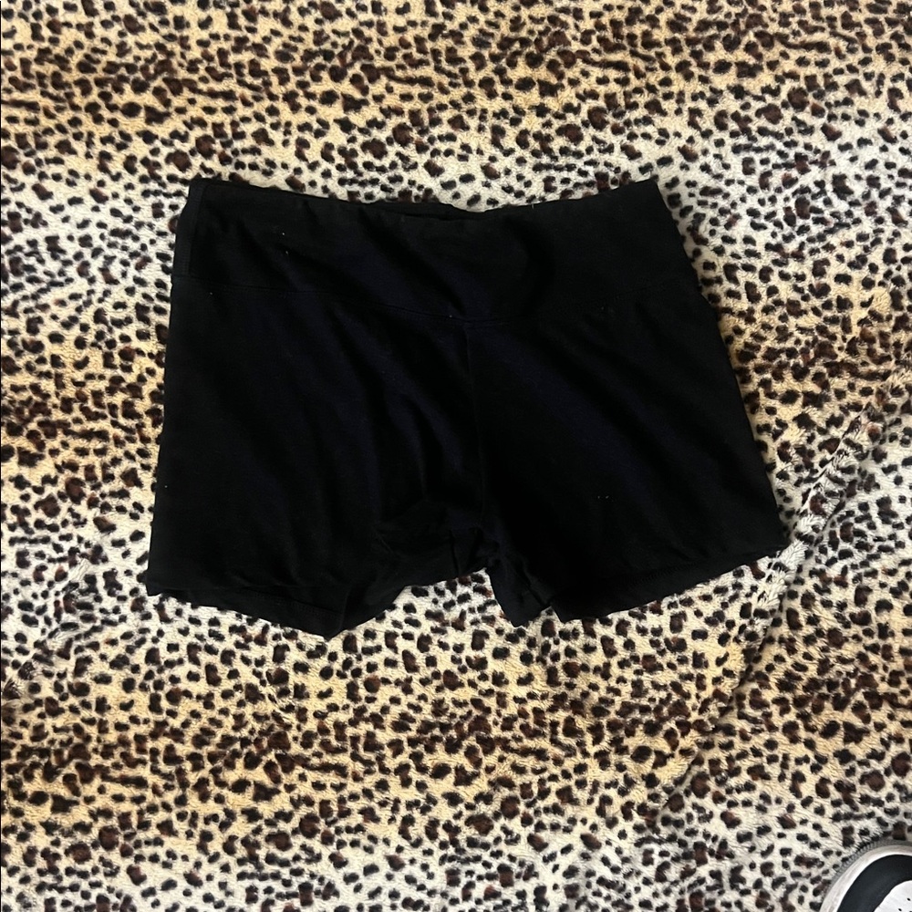 Black bike shorts